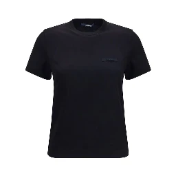 Black Cotton T-Shirt