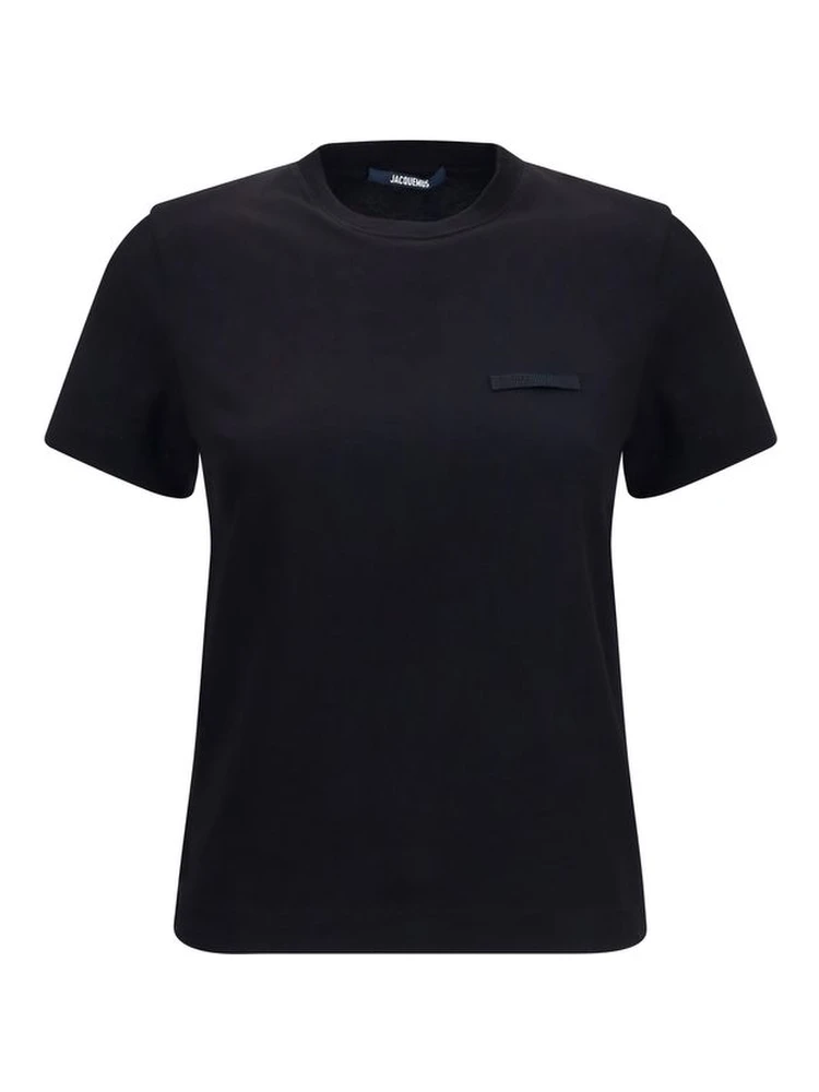Black Cotton T-Shirt