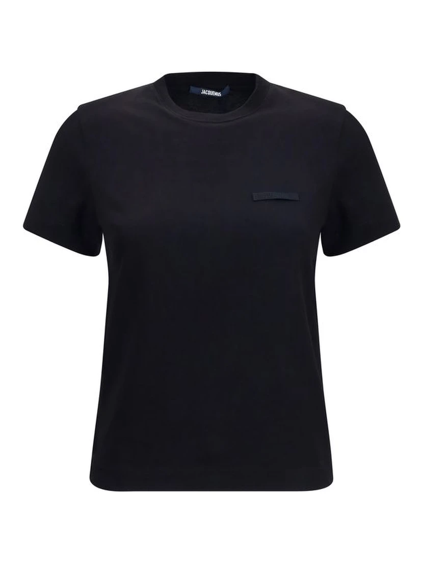 Black Cotton T-Shirt