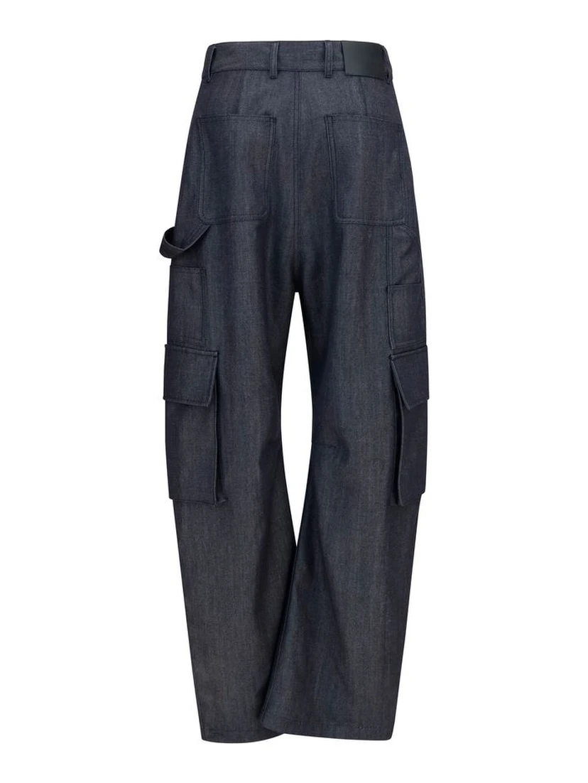 Blue Wool Oves Aries Cargo Pants