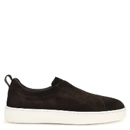 Brown Calf Leather Bos Taurus Sneakers
