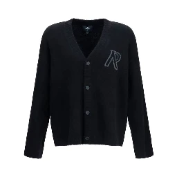 Black Alpaca Vicugna Pacos Cardigan