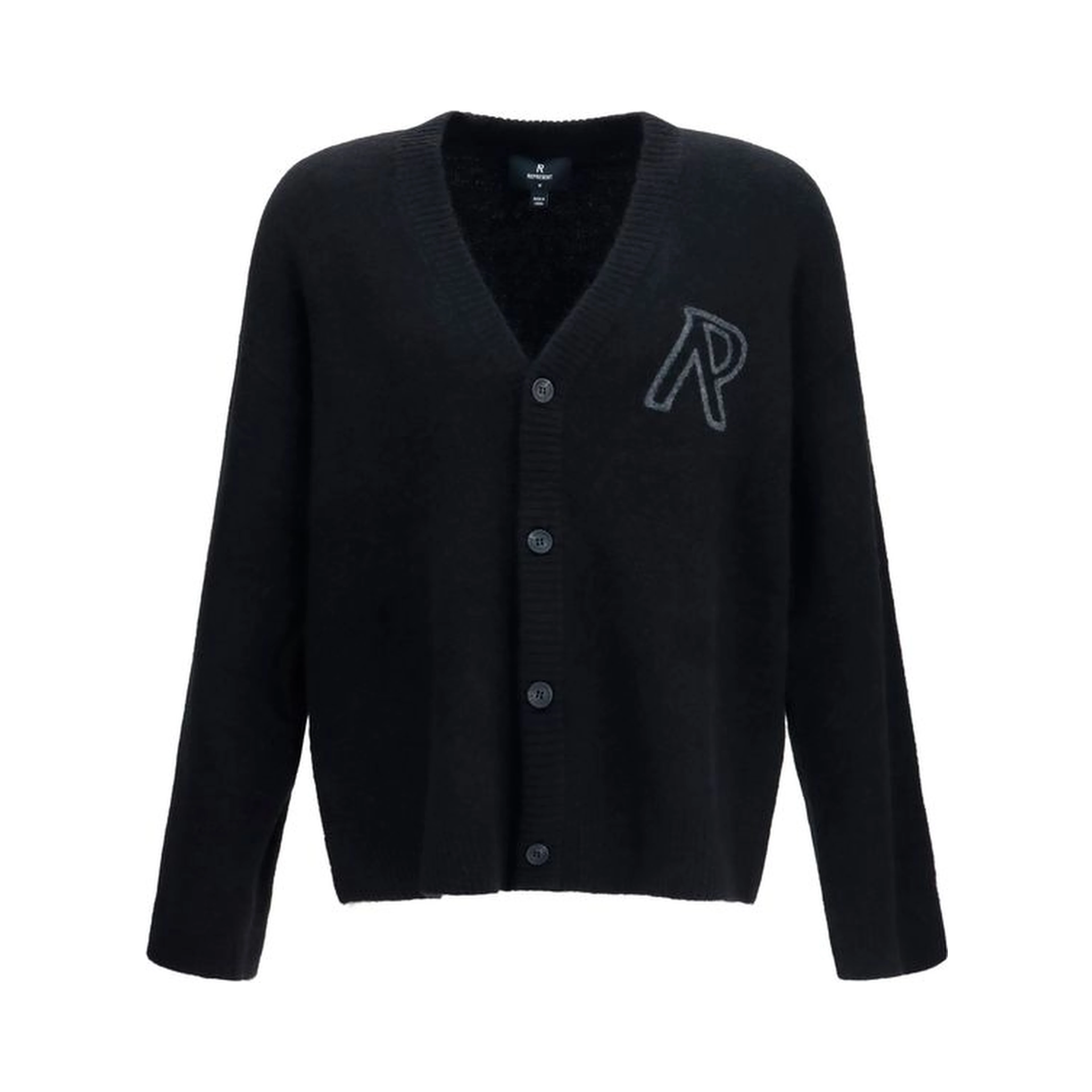 Black Alpaca Vicugna Pacos Cardigan