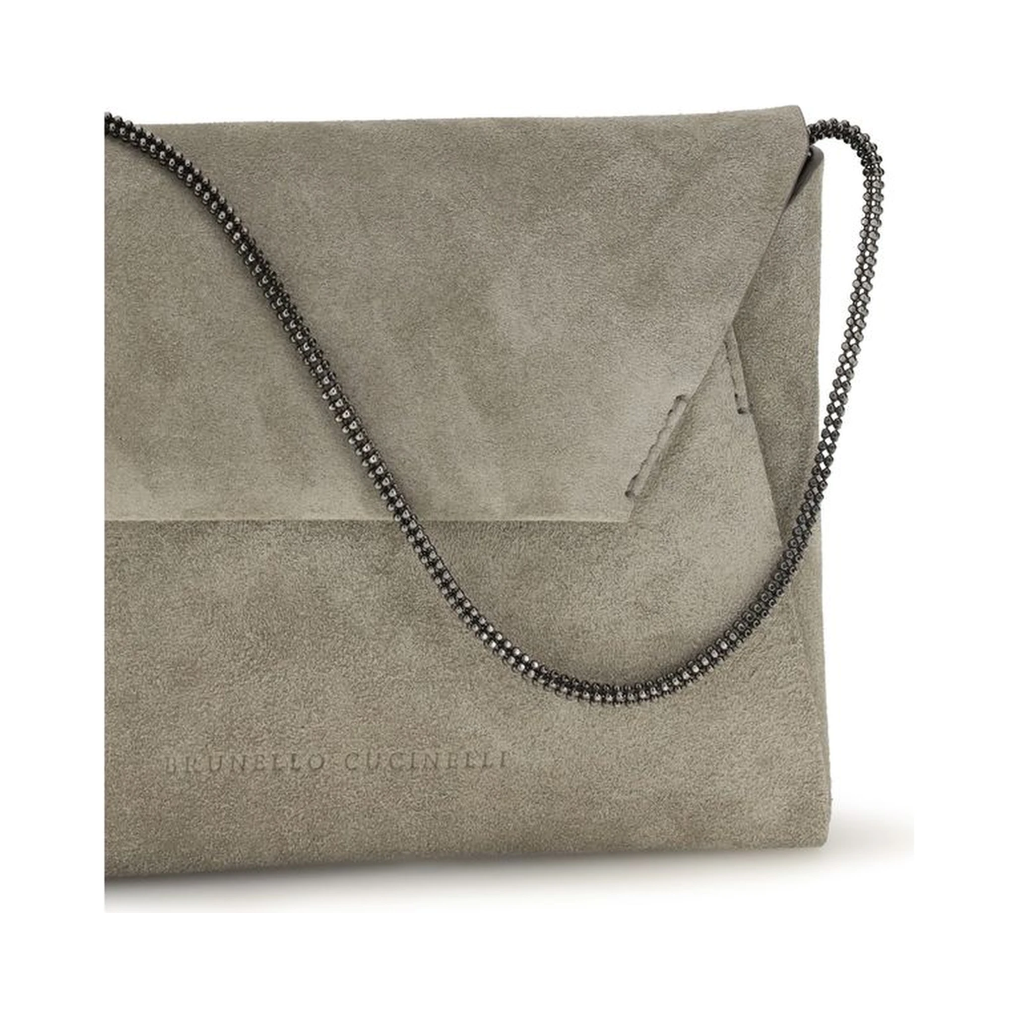 Gray Calf Leather Bos Taurus Shoulder Bag