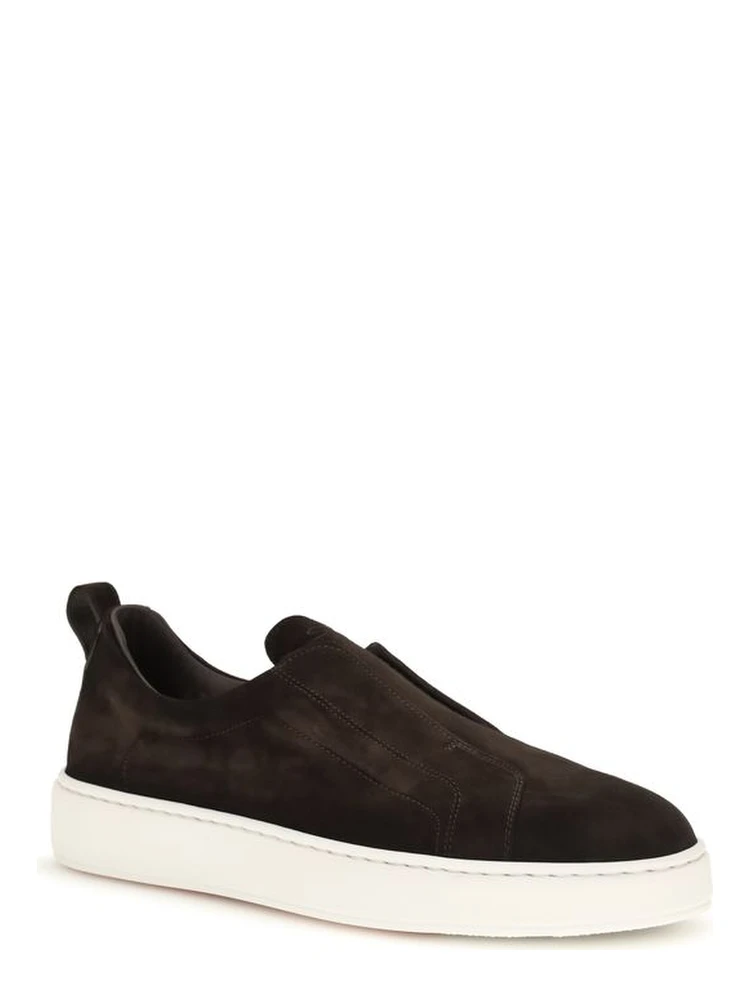 Brown Calf Leather Bos Taurus Sneakers alternative