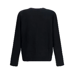 Black Alpaca Vicugna Pacos Cardigan