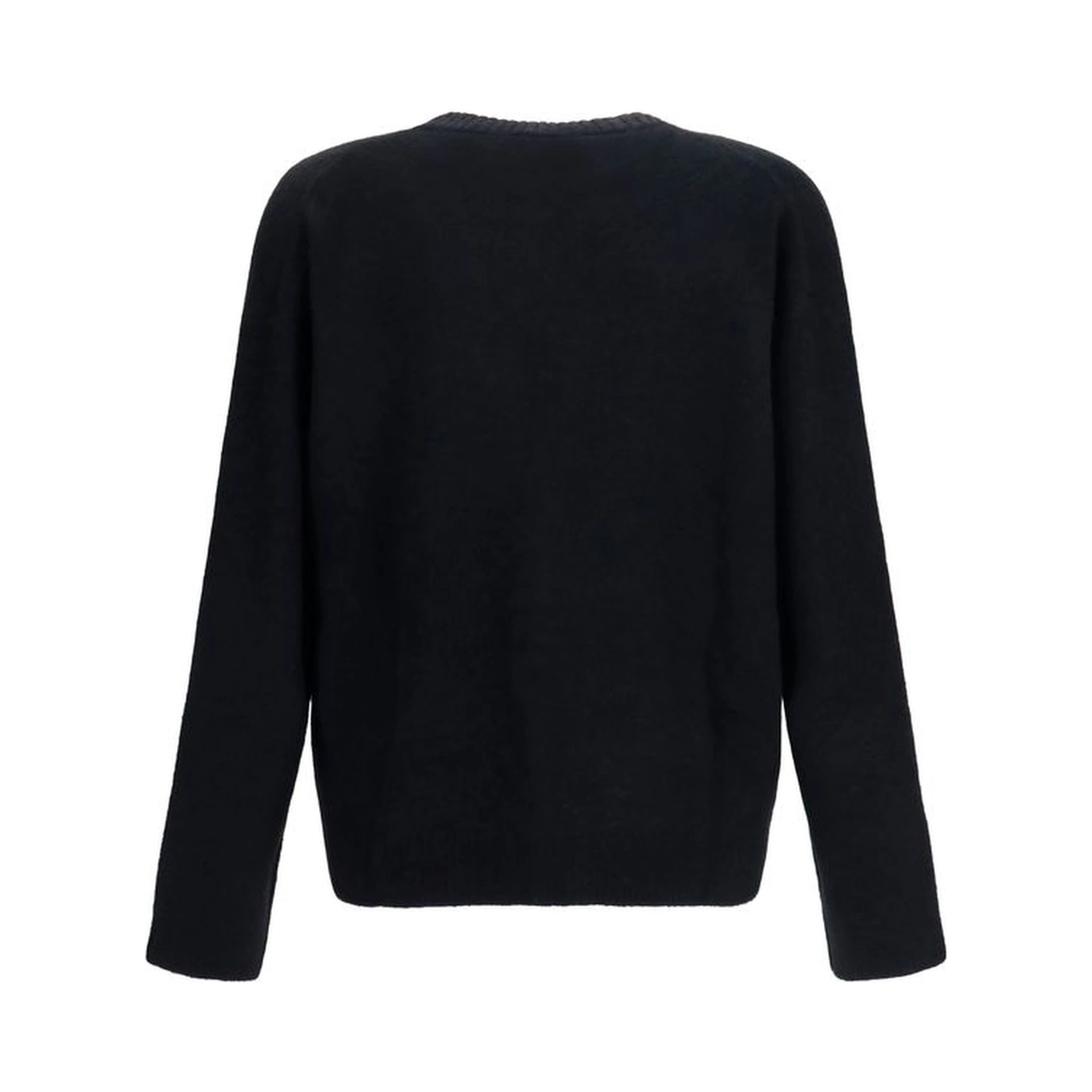 Black Alpaca Vicugna Pacos Cardigan