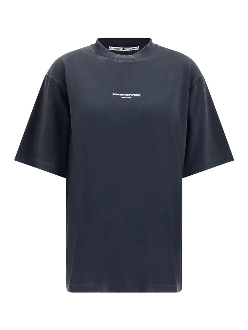 Gray Cotton T-Shirt
