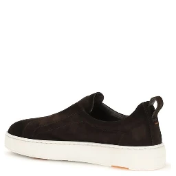 Brown Calf Leather Bos Taurus Sneakers