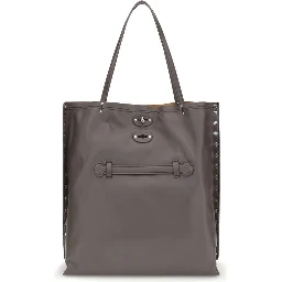 Gray Calf Leather Bos Taurus Shoulder Bag