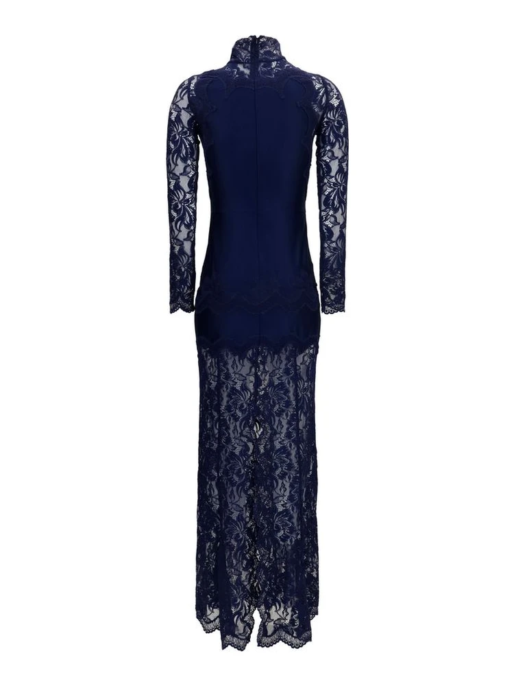 Blue Polyamide Long Dress alternative