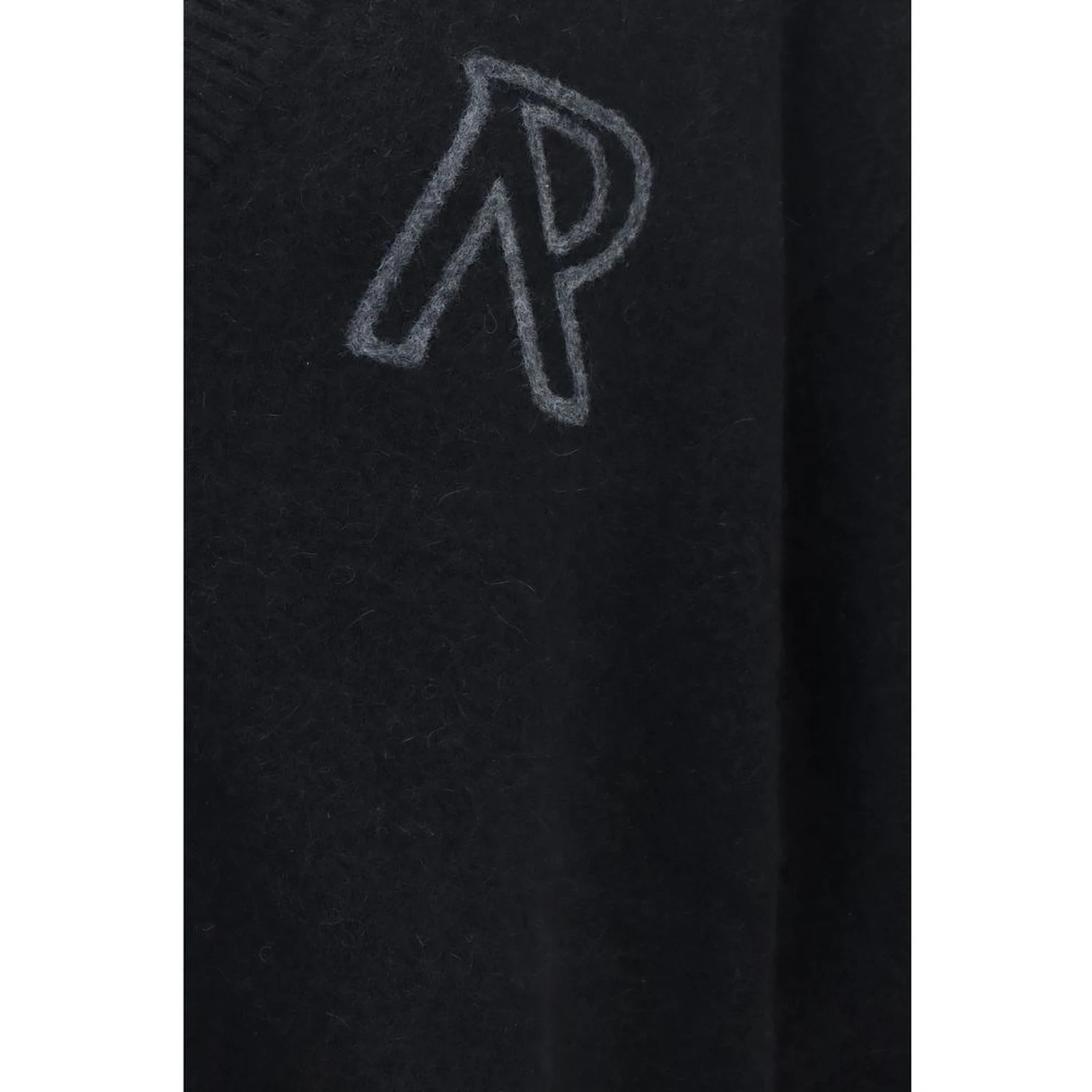 Black Alpaca Vicugna Pacos Cardigan