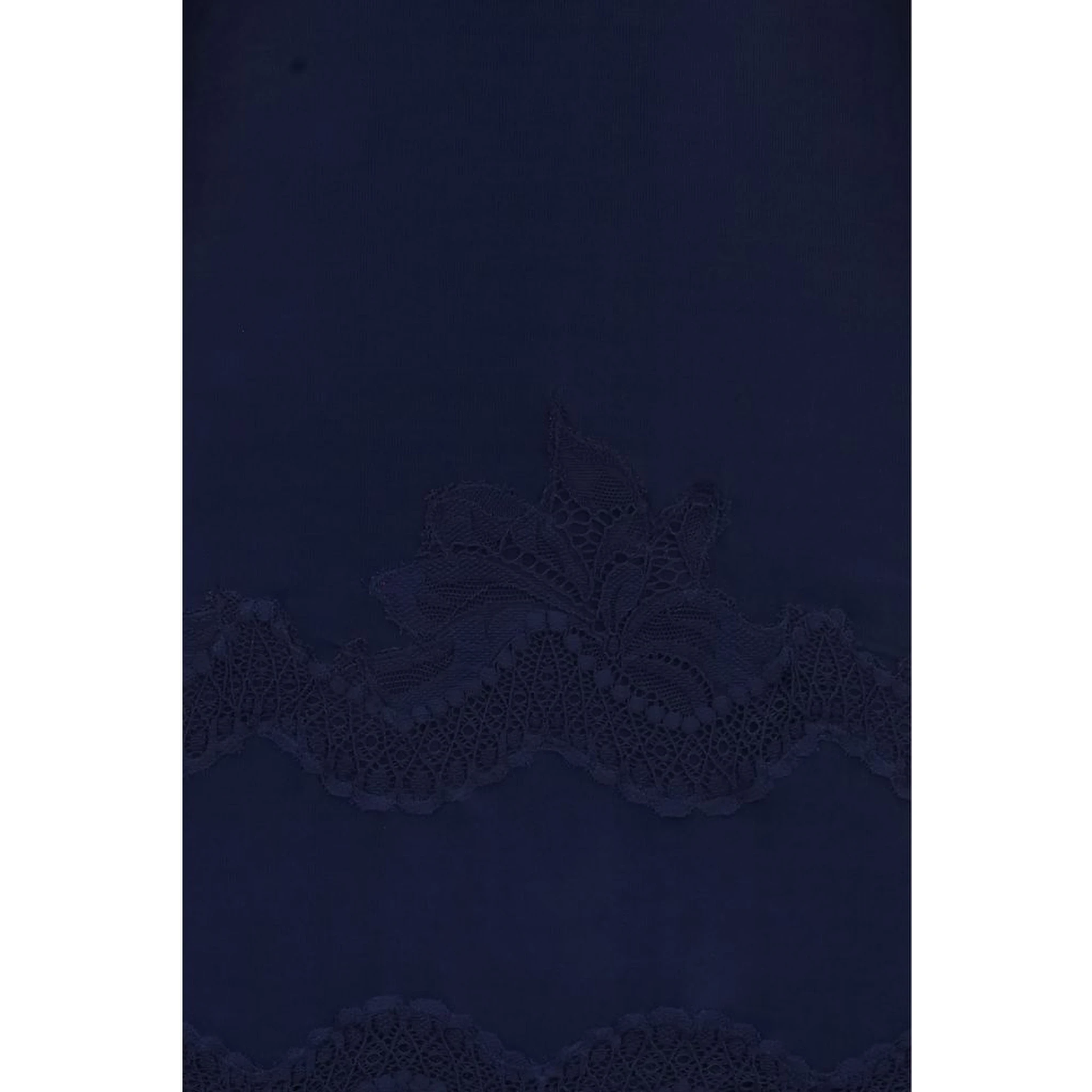 Blue Polyamide Long Dress