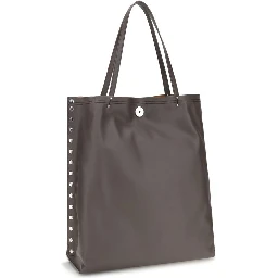 Gray Calf Leather Bos Taurus Shoulder Bag