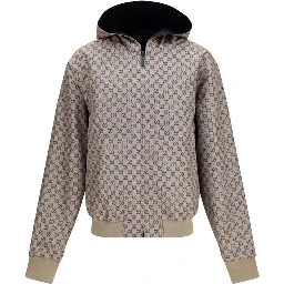 Black Polyester Bomber