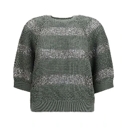 Bicolor Cotton Sweatshirt