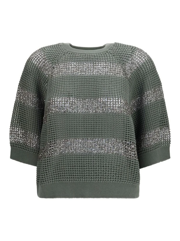 Bicolor Cotton Sweatshirt