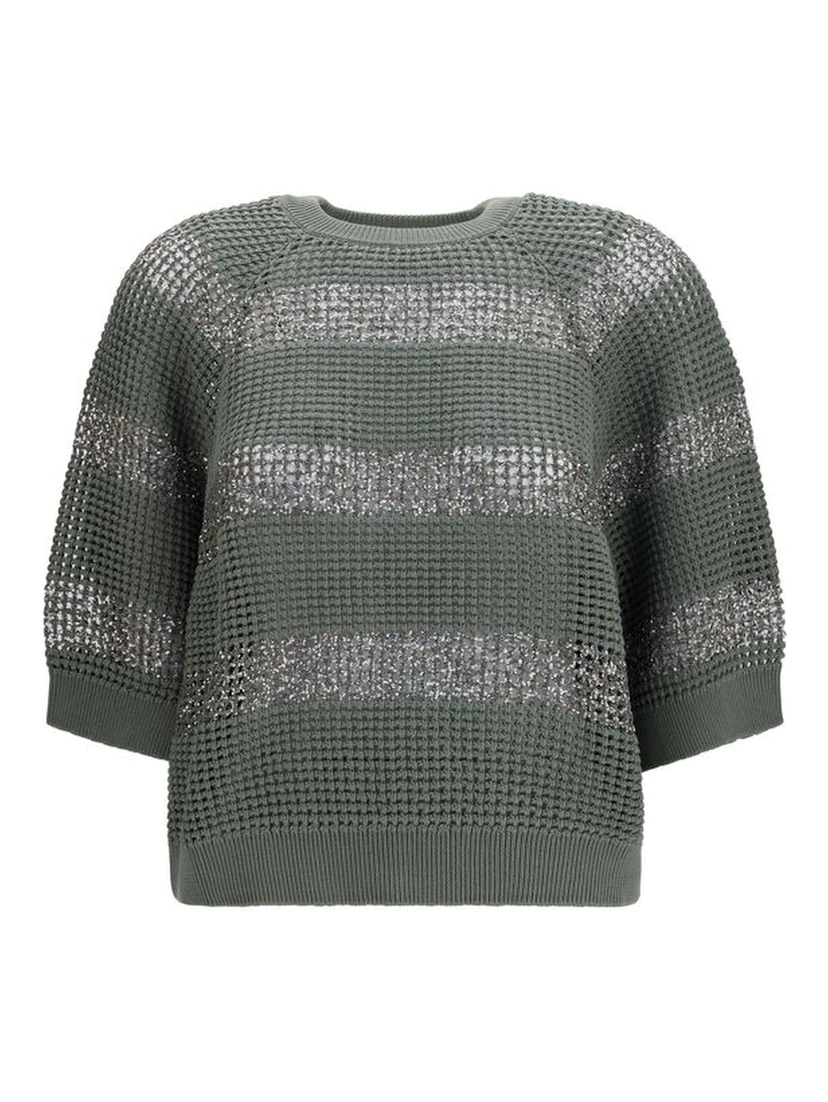 Bicolor Cotton Sweatshirt