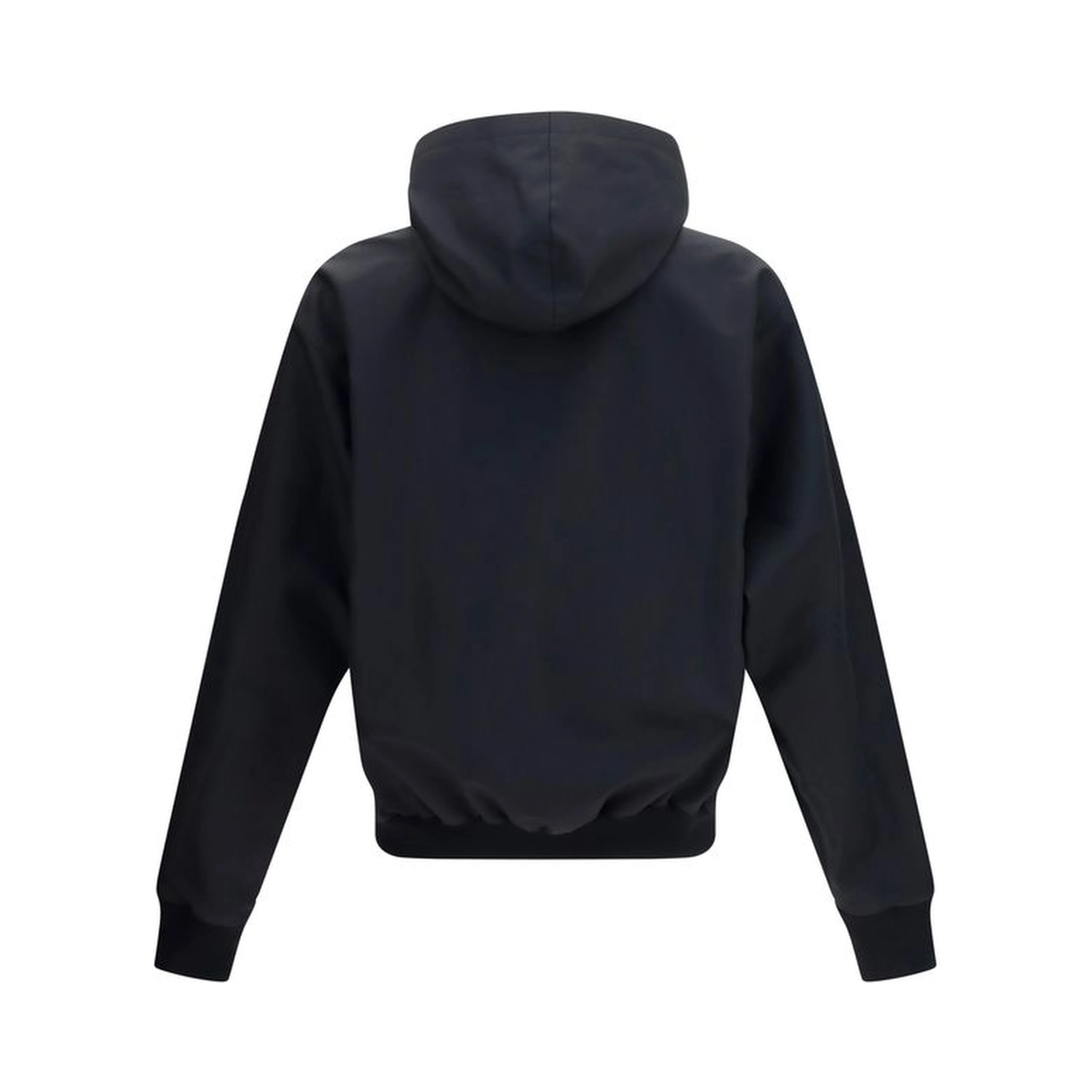 Black Polyester Bomber