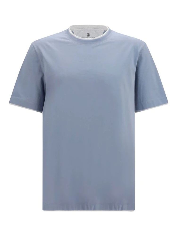 Blue Cotton T-Shirt