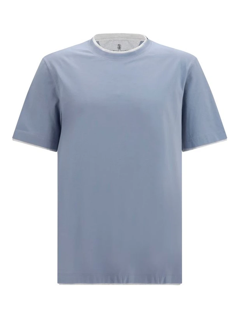 Blue Cotton T-Shirt