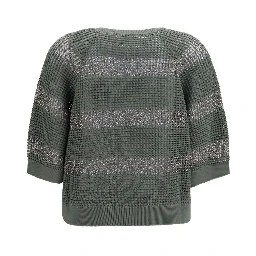 Bicolor Cotton Sweatshirt