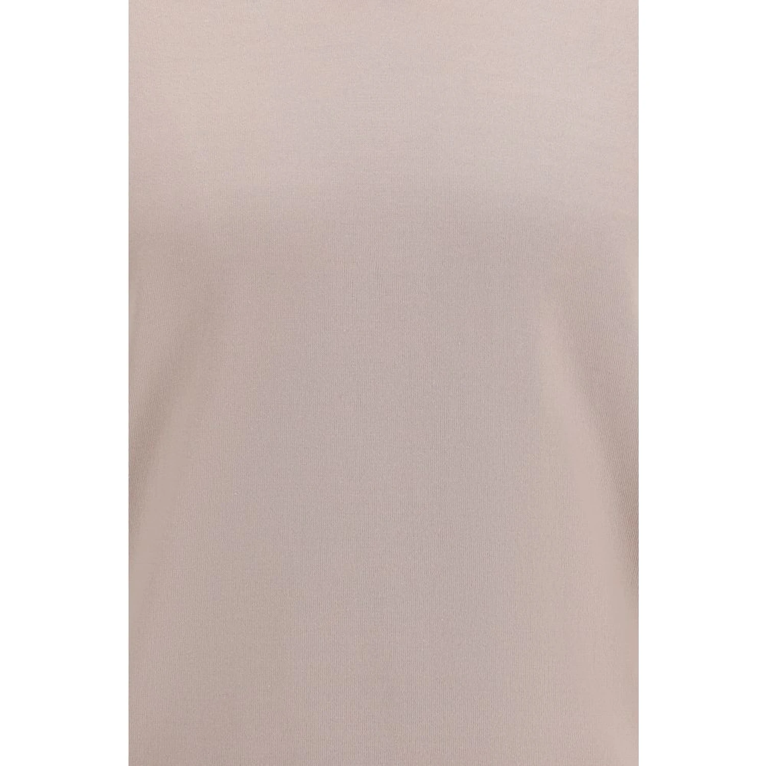 Beige Cotton Polo Shirt
