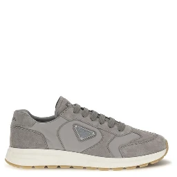 Gray Recycled Polyamide Athletic Sneakers