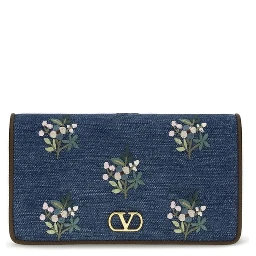 Blue Cotton Shoulder Bag