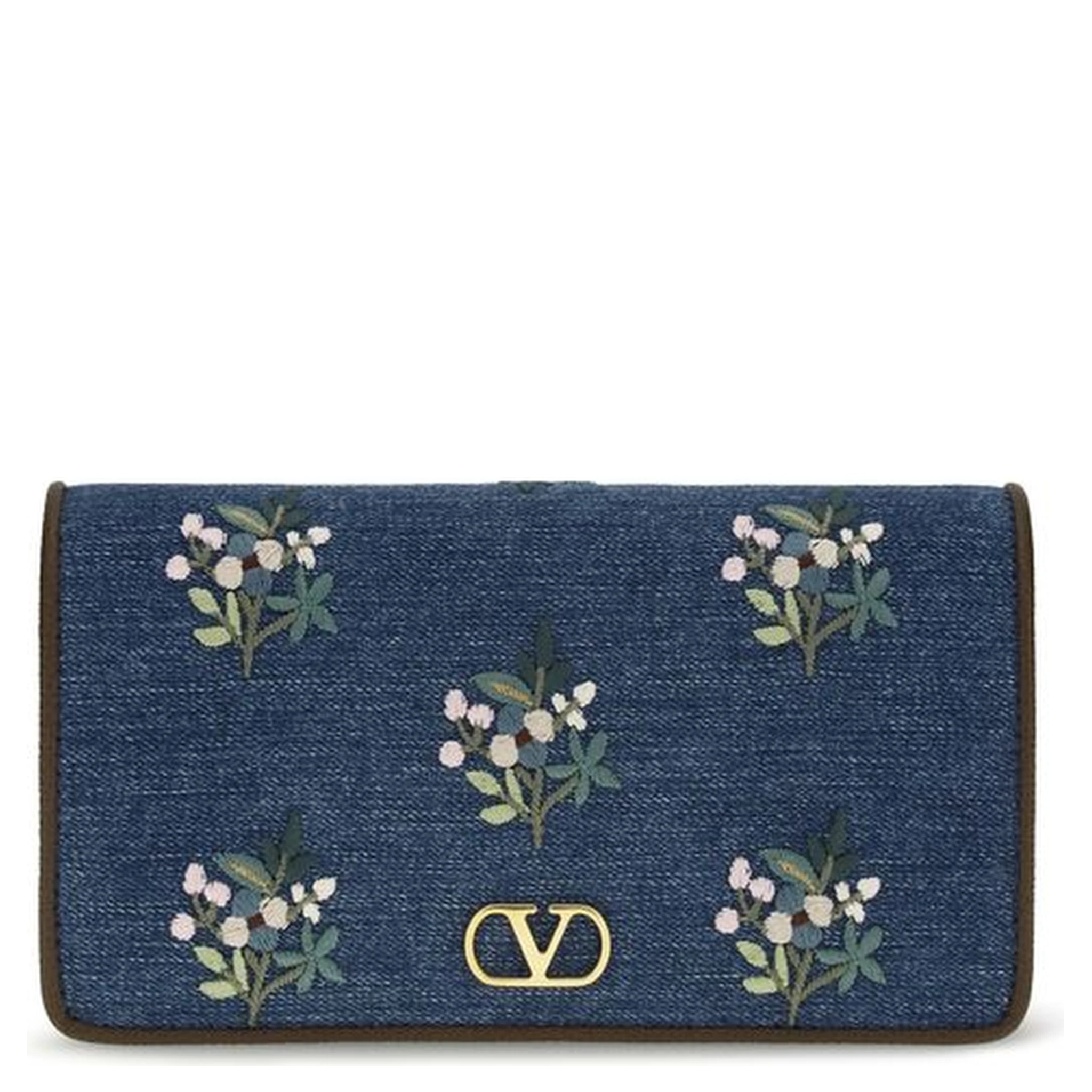 Blue Cotton Shoulder Bag