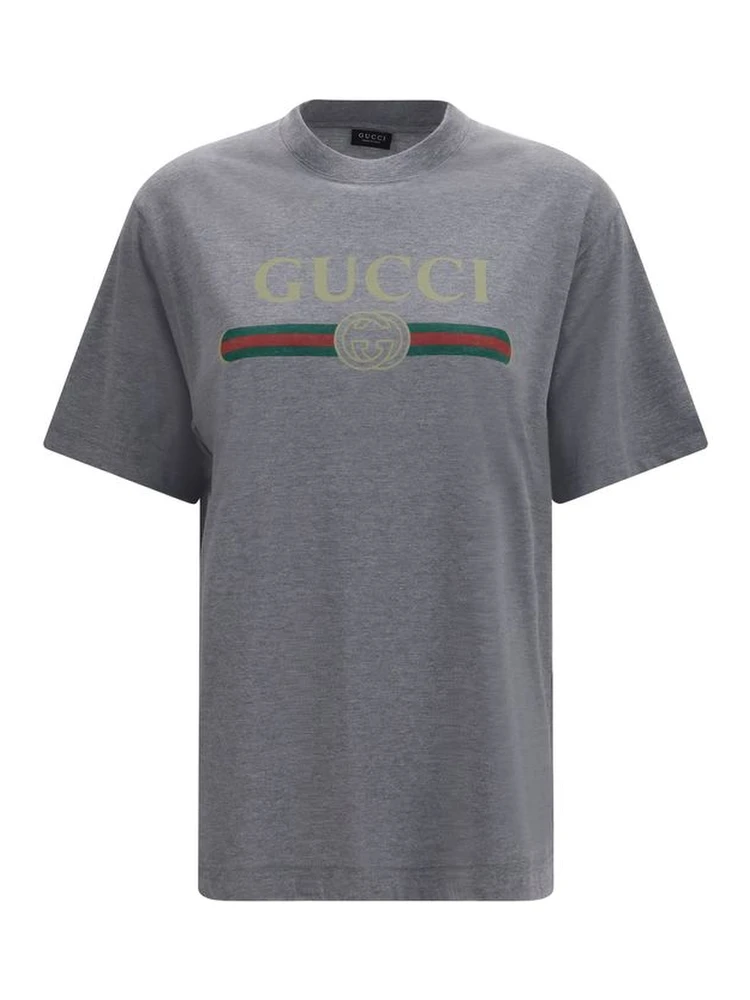 Gray Cotton T-Shirt