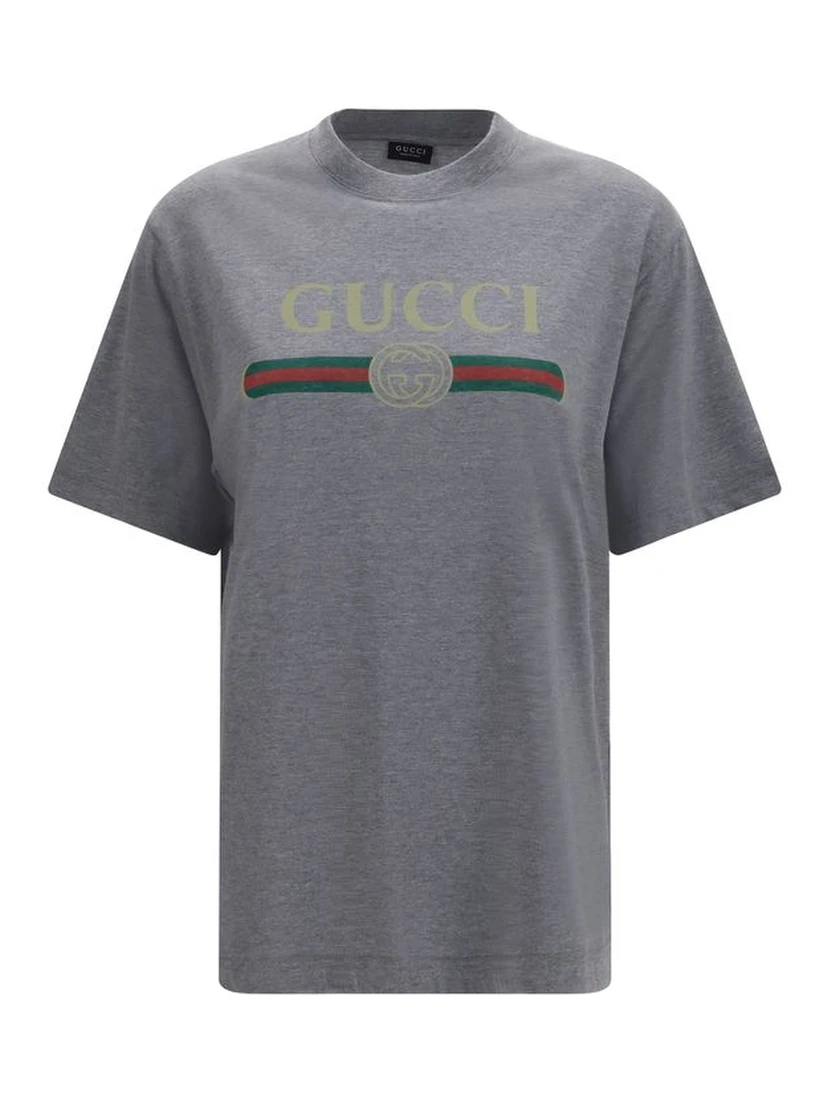 Gray Cotton T-Shirt