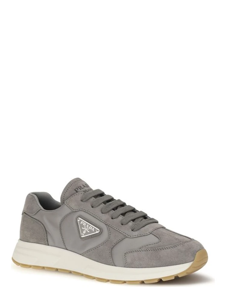 Gray Recycled Polyamide Athletic Sneakers alternative