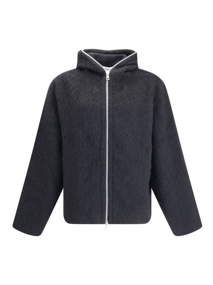Black Wool Sweatshirt