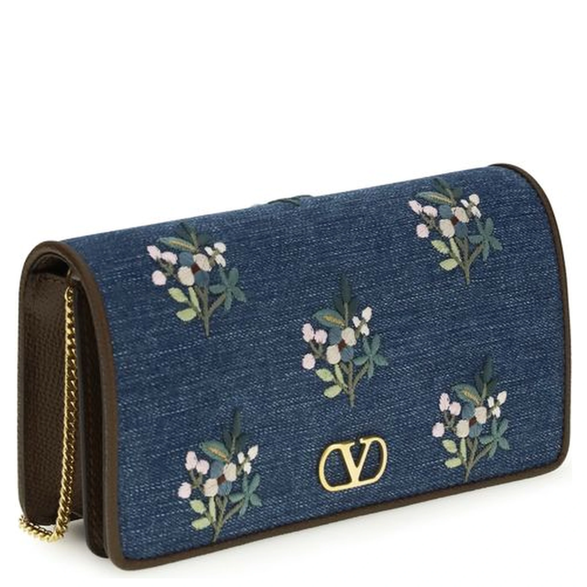 Blue Cotton Shoulder Bag