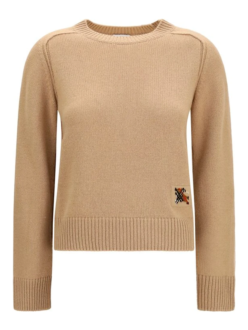 Beige Cashmere Sweater