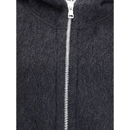 Black Wool Sweatshirt