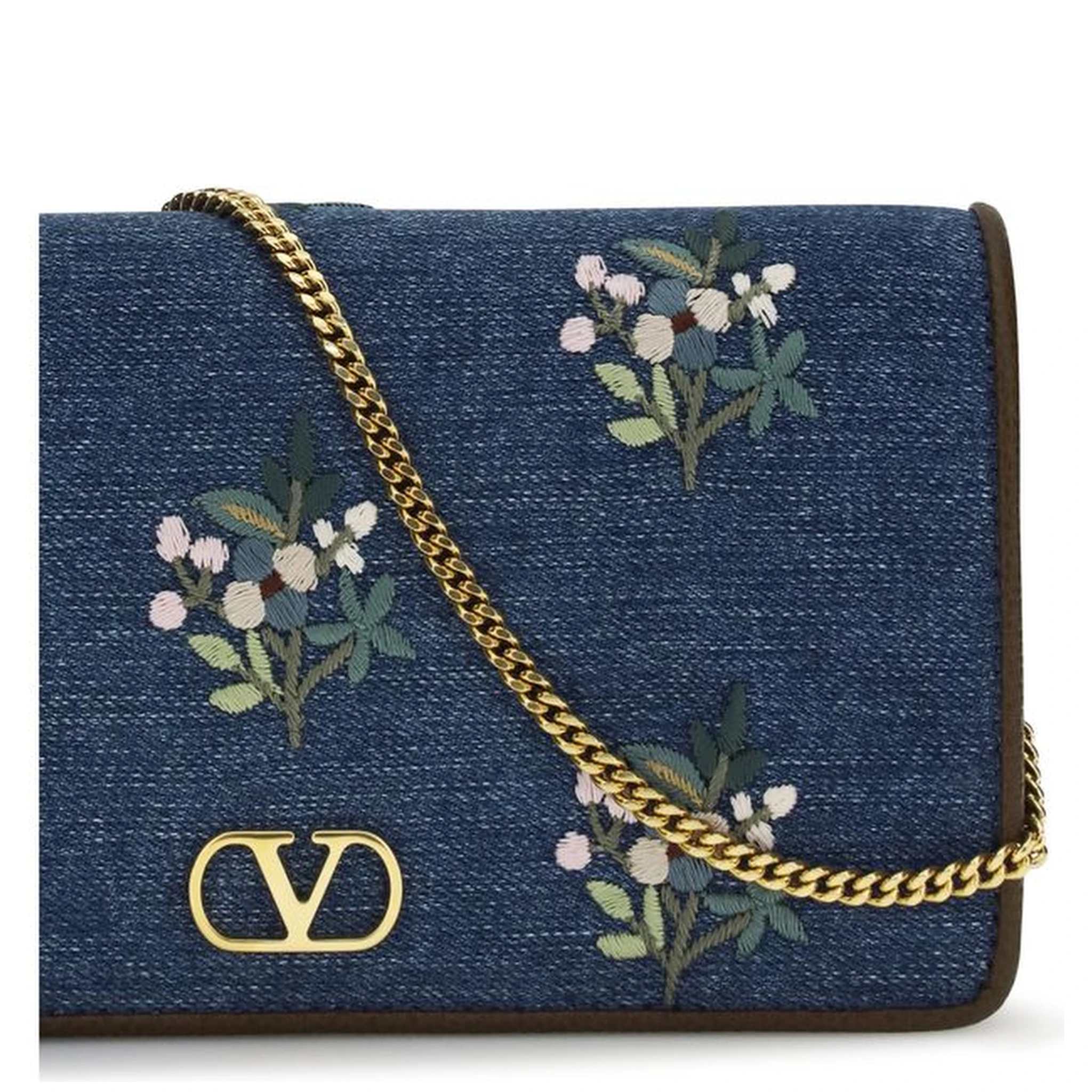 Blue Cotton Shoulder Bag