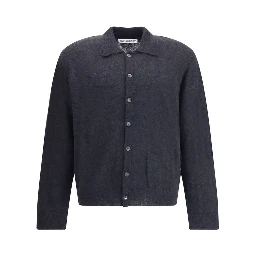 Black Alpaca Vicugna Pacos Cardigan