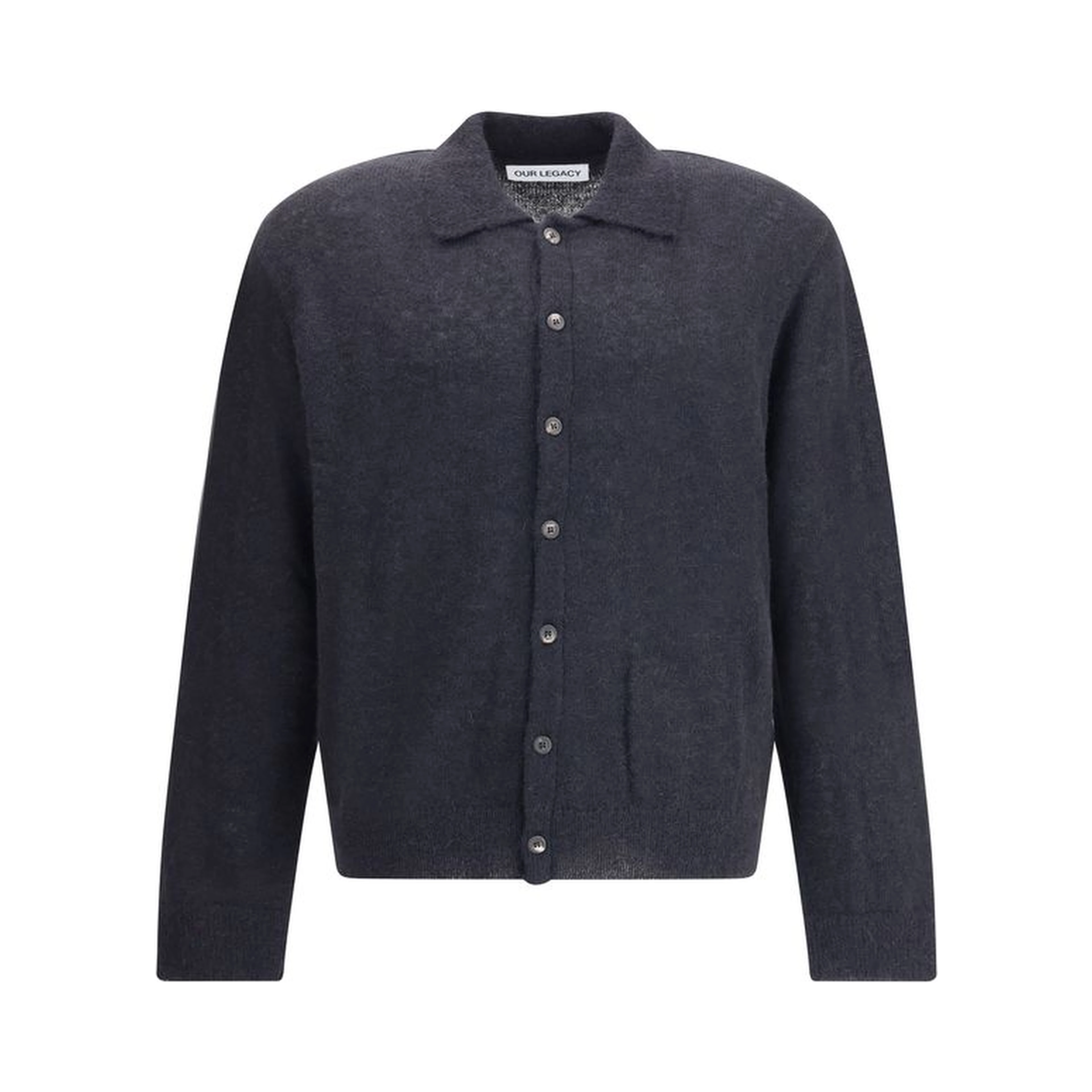 Black Alpaca Vicugna Pacos Cardigan