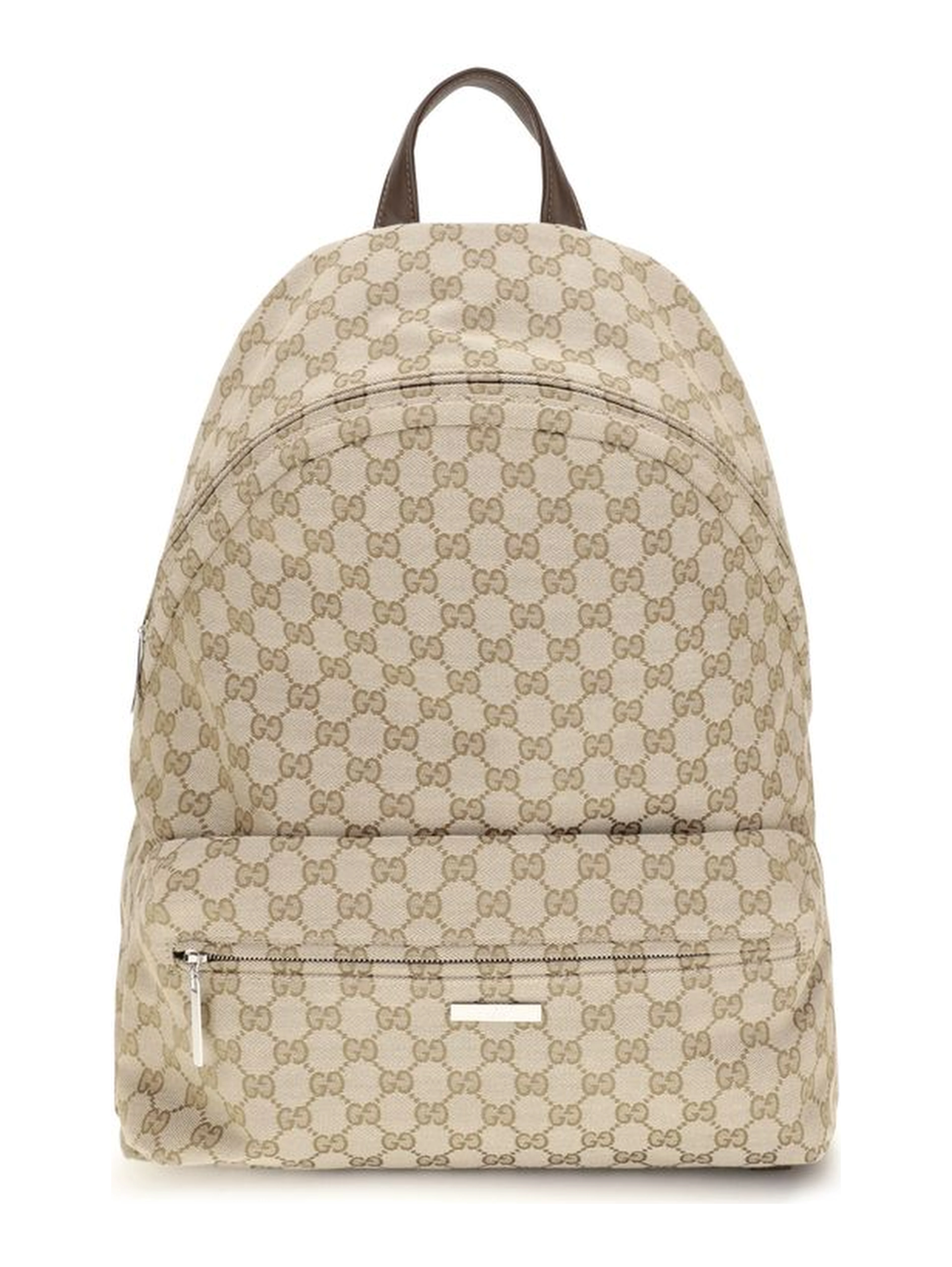 Beige Polyester Backpack