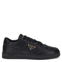Black Calf Leather Bos Taurus Low Top Sneakers