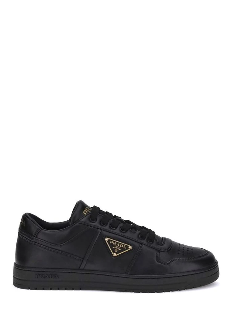Black Calf Leather Bos Taurus Low Top Sneakers