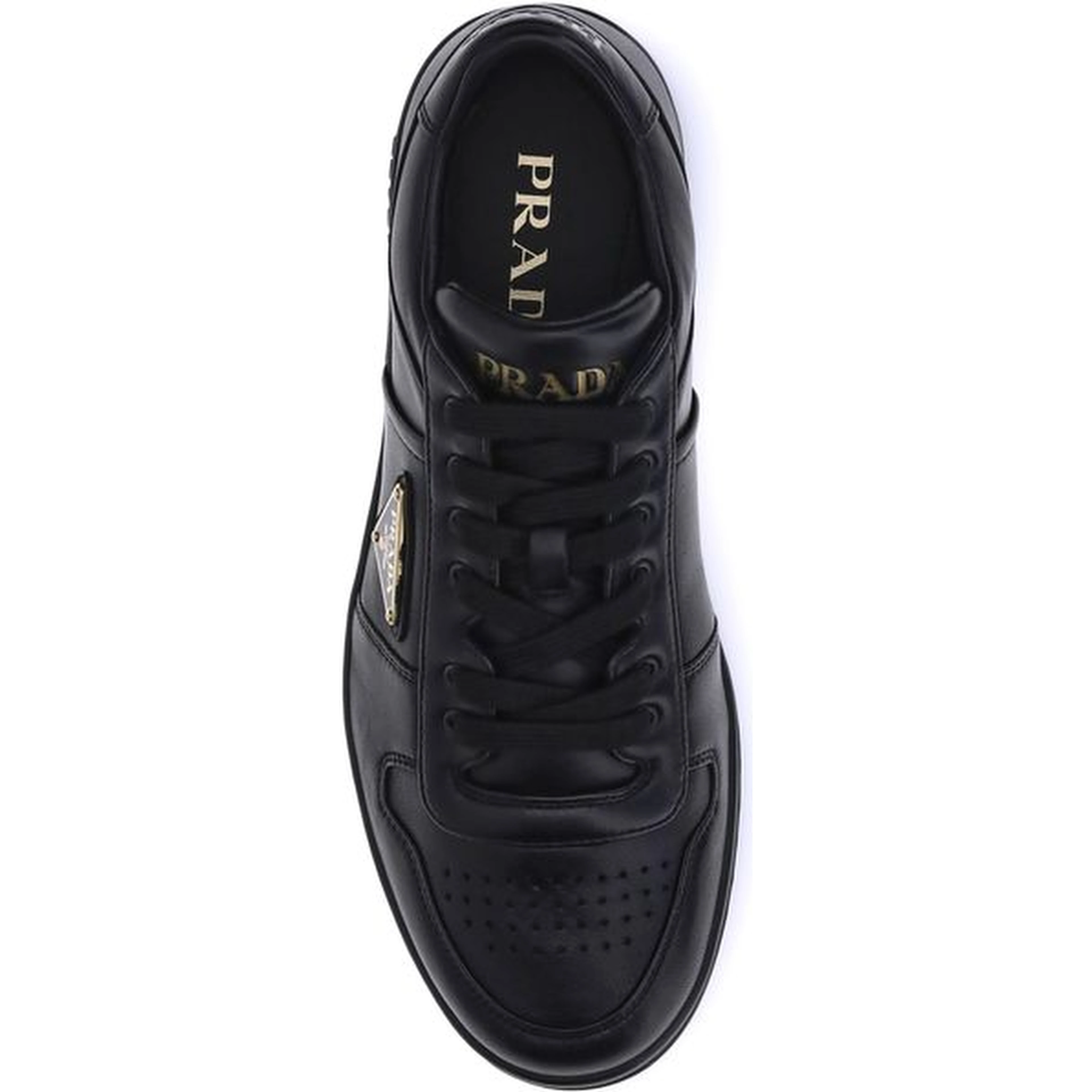 Black Calf Leather Bos Taurus Low Top Sneakers