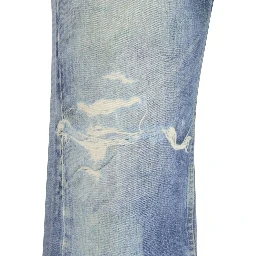 Blue Cotton Relaxed Fit Jeans