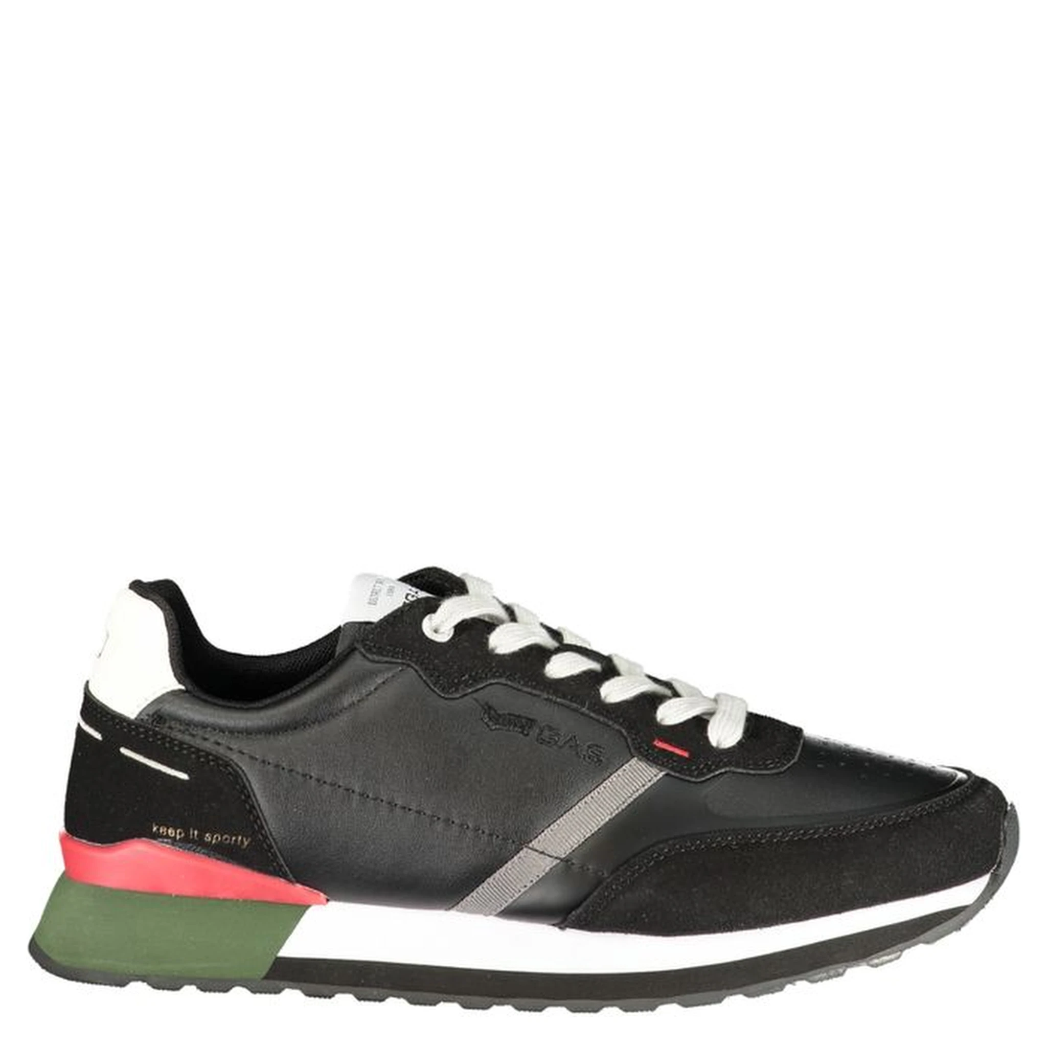 Blue Polyurethane Men Sneaker