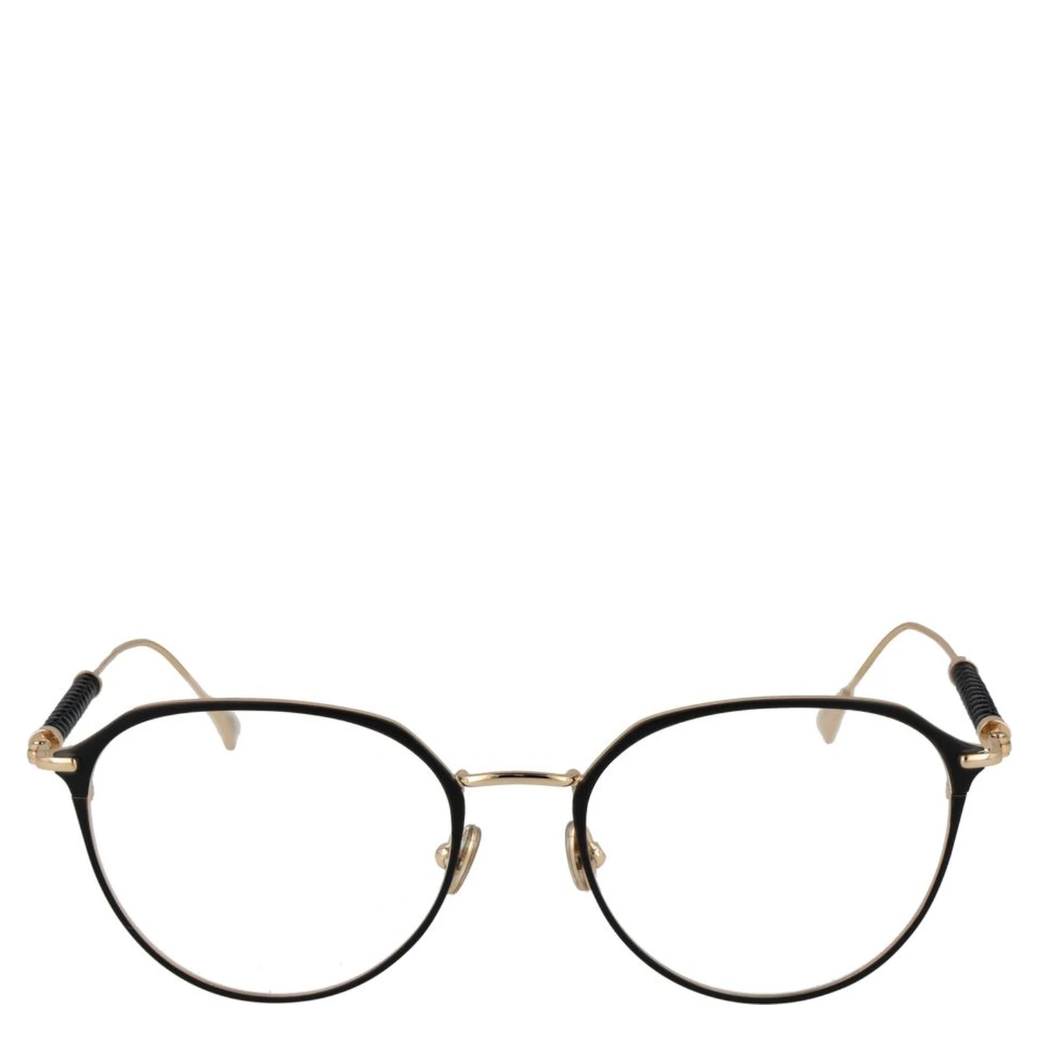نظارات معدنية سوداء (إطارات)