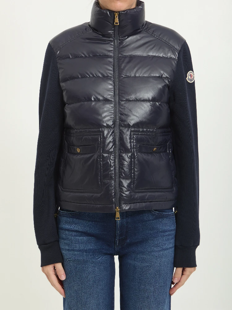 Cotton zip-up sweatshirt
