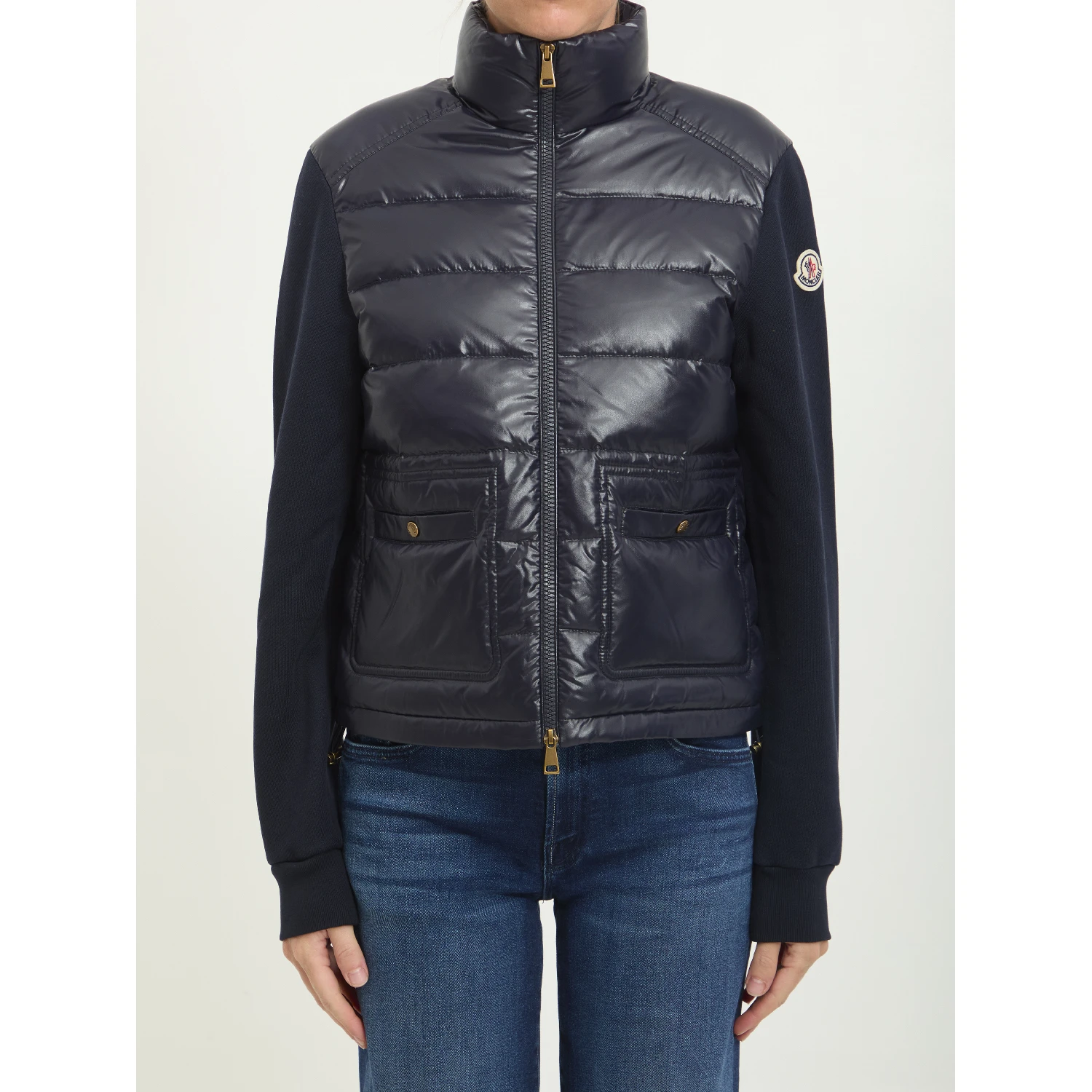 Cotton zip-up sweatshirt