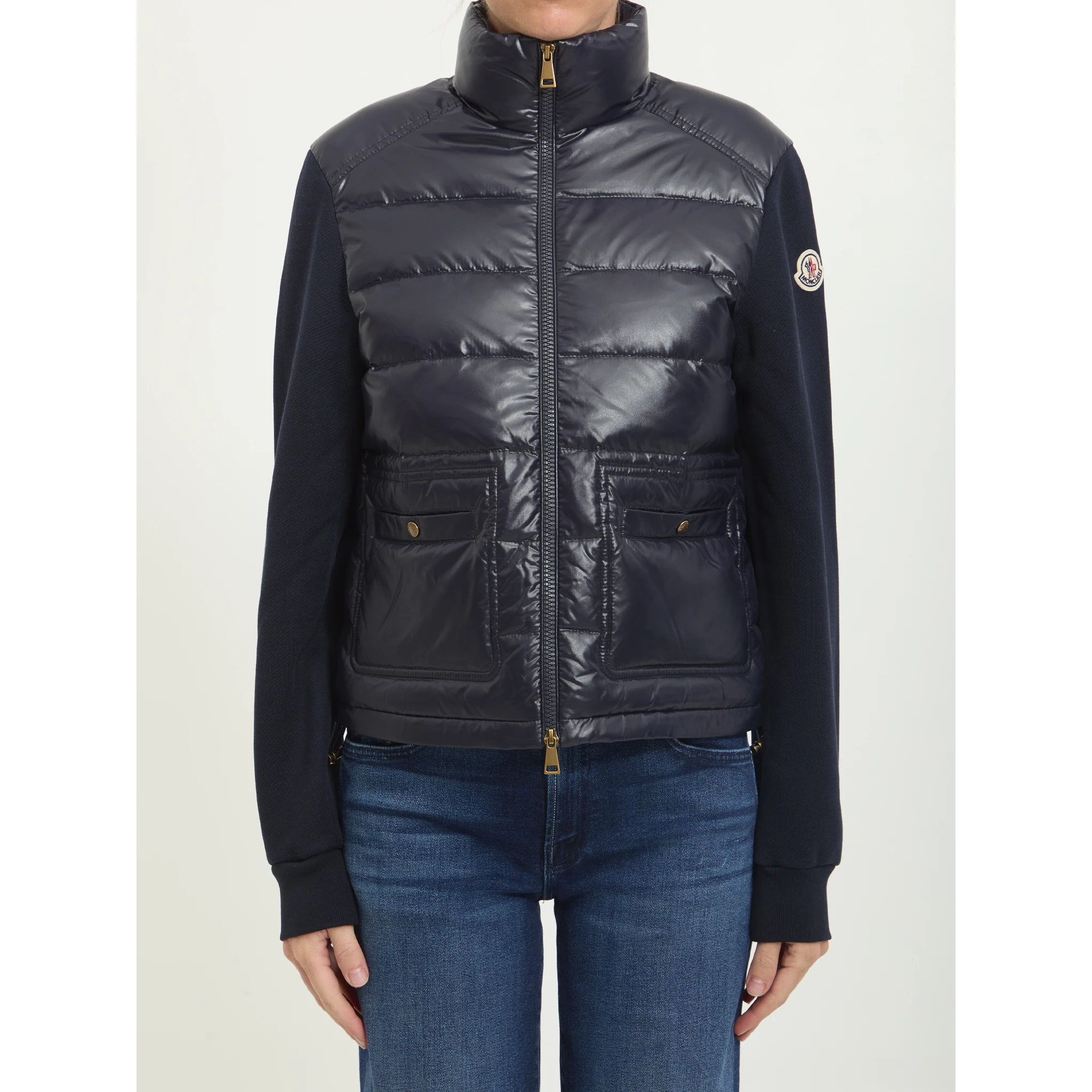 Cotton zip-up sweatshirt